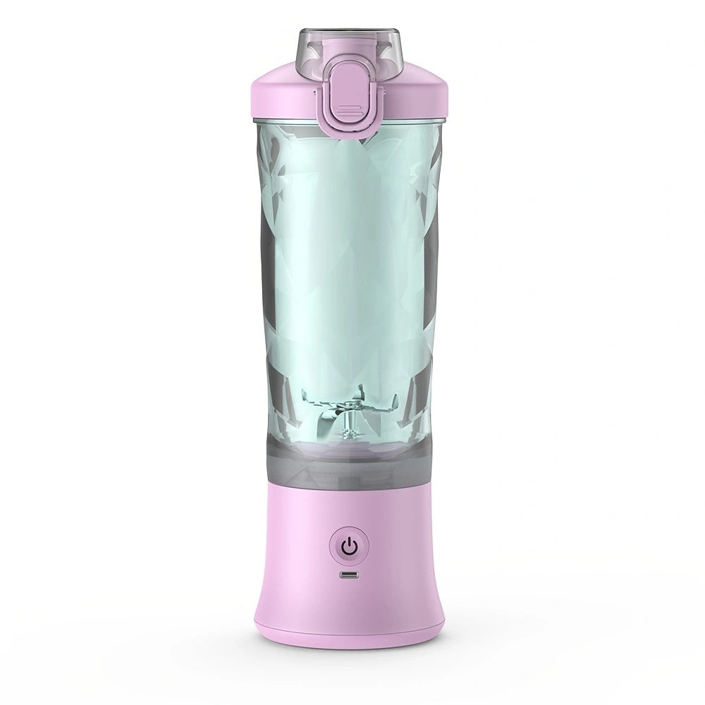 600ML Portable Electric Blender - USB Rechargeable Personal Smoothie Mixer