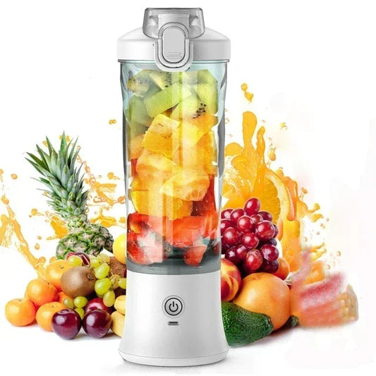 600ML Portable Electric Blender - USB Rechargeable Personal Smoothie Mixer